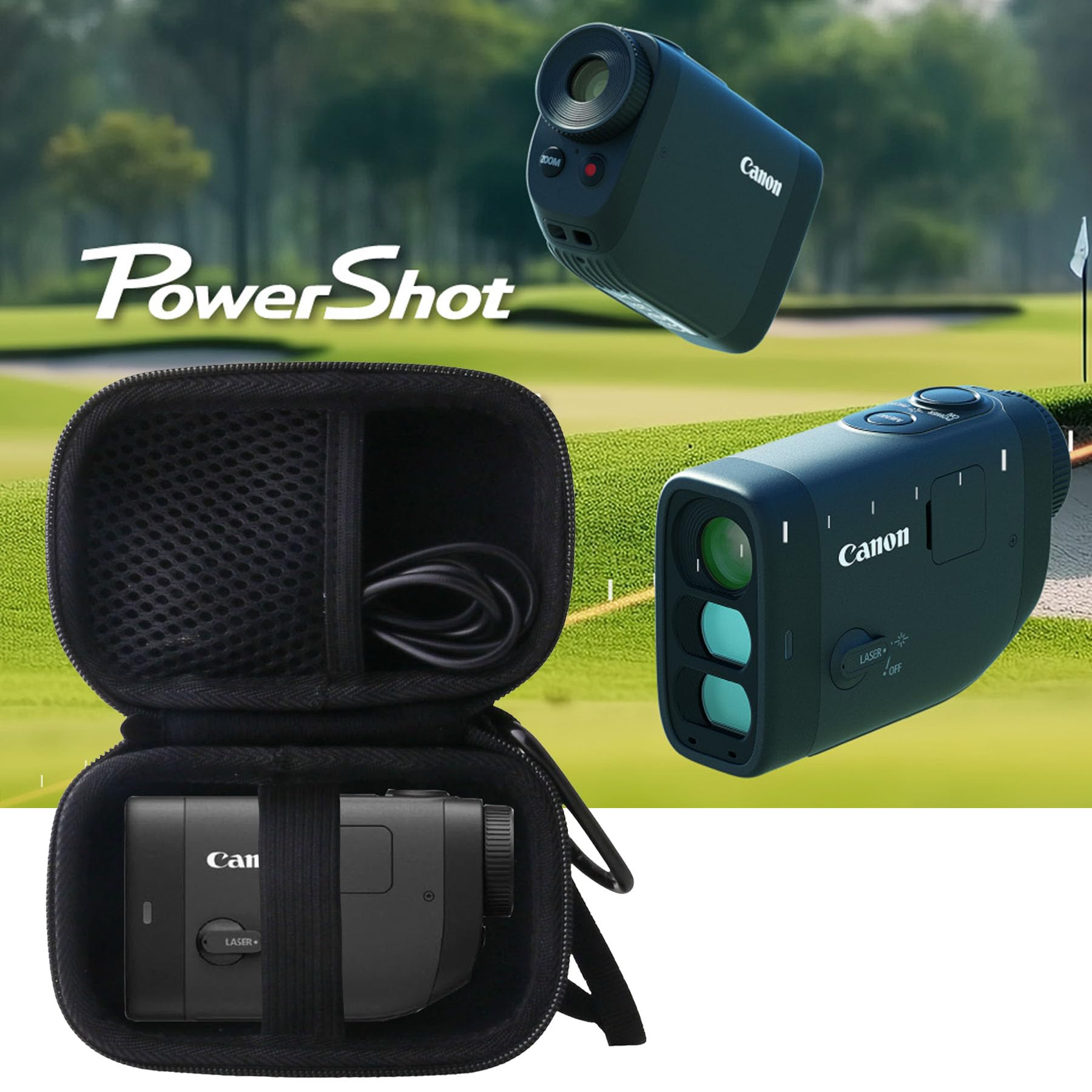 Amazon.co.jp: WERJIA 収納ケース 互換性 Canon ゴルフ用レーザー距離